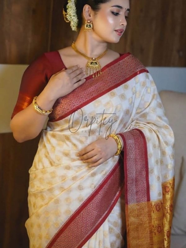 Premium Indian Half-Silk Katan Saree (SRKT01)