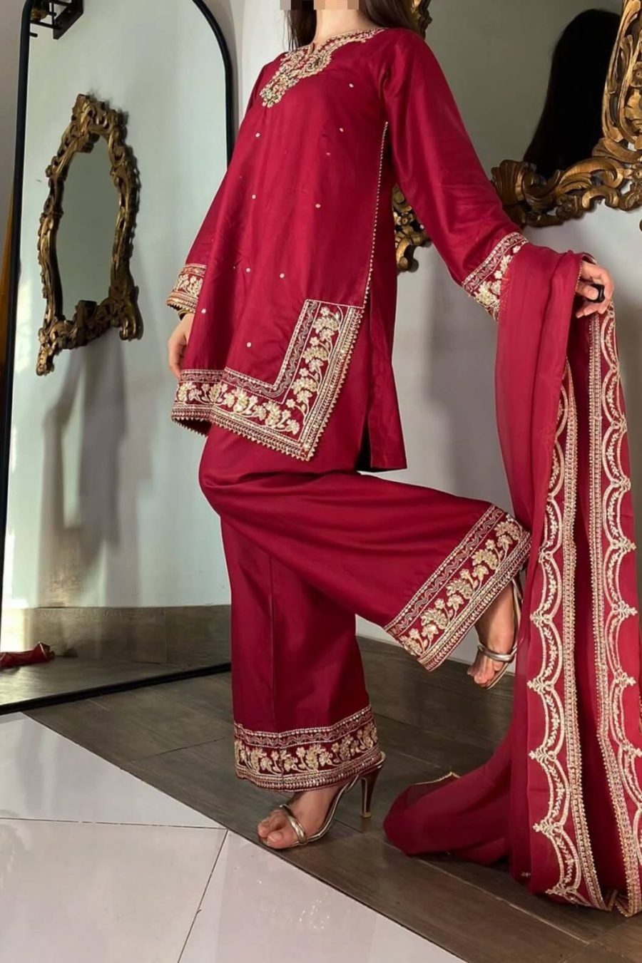 Premium PK Inspired Ready-to-Wear 3PC Set (INSAMB09)